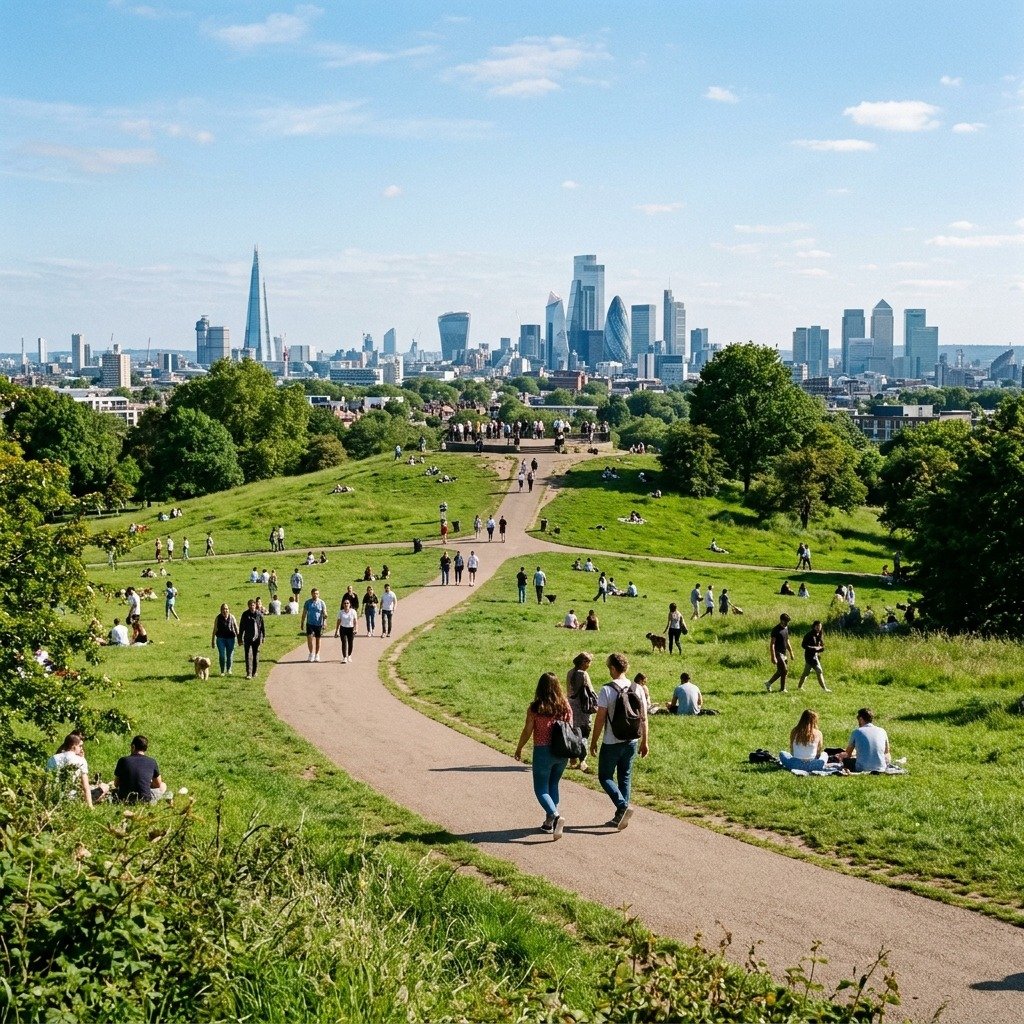 Primrose Hill from Camden